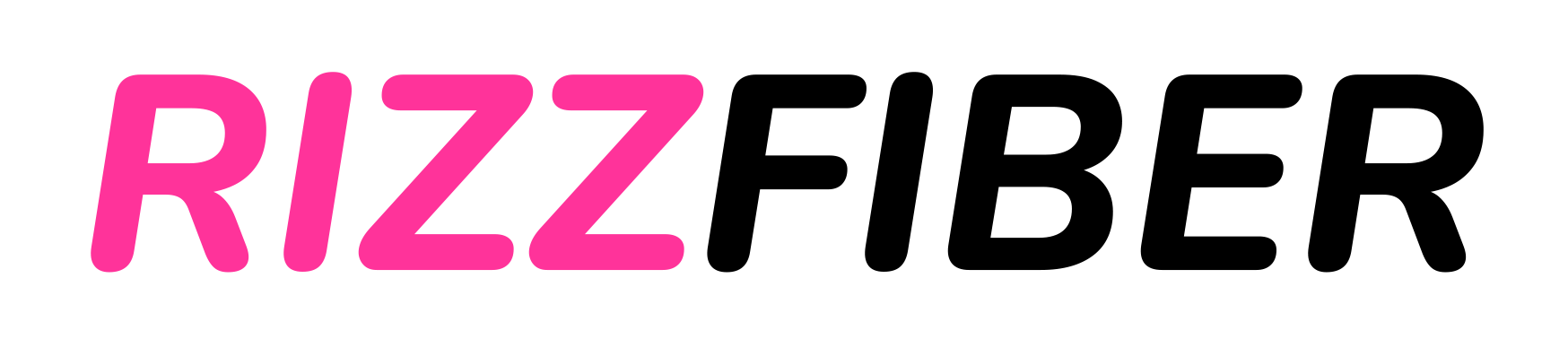 Rizzfiber logo colour